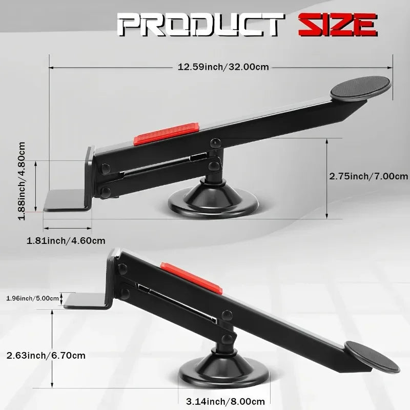 Heavy Metal Door Lift with 360° Rotating Rod, Used for Door Surface Lift Installation and Professional Auxiliary Installers