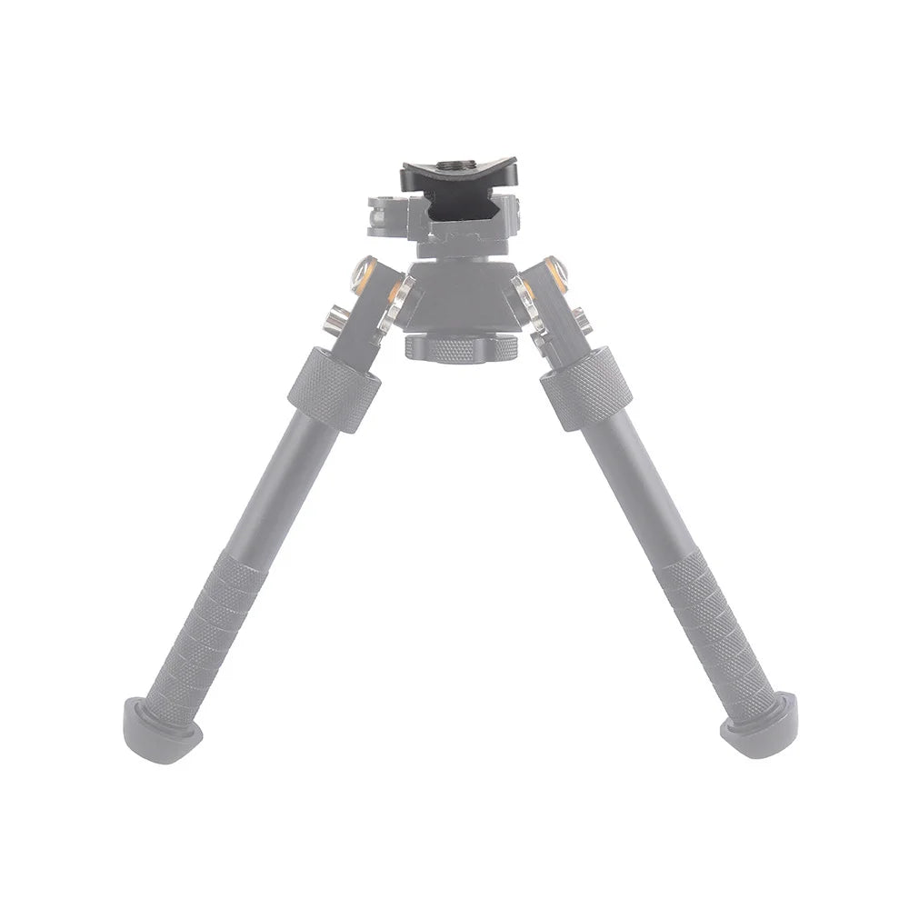 Sling Swivel Stud Picatinny Rail Adapter for Rifle Bipod 20mm Picatinny Mount Adapter with 3 Slots Rubber Base Hunting