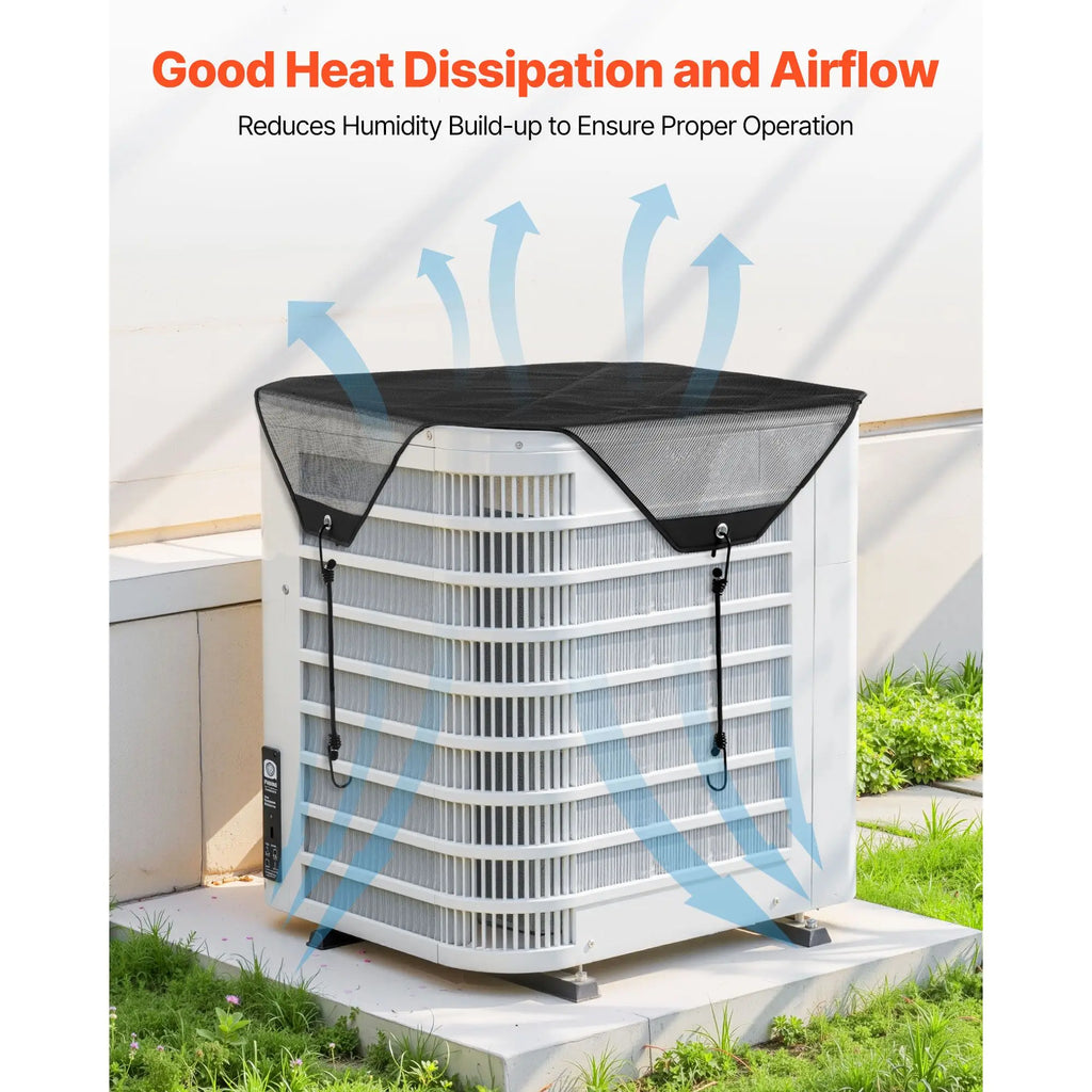 Universal 28 X 28 Inch AC Cover for Air Conditioner Units Top Mesh Defender T Furniture Cover
