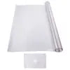 24 X 48 Inch Frosted PVC Desk Mat 1.5 mm Thick Plastic Table Cover Waterproof Easy Cleaning Rectangular Table Protector