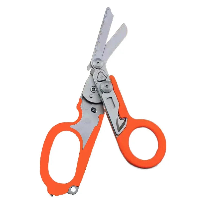 6 In1 Multifunction Medical Emergency Response Raptors Shears Foldable Scissors Pliers Tactical Outdoor Survival Tool Equipmen