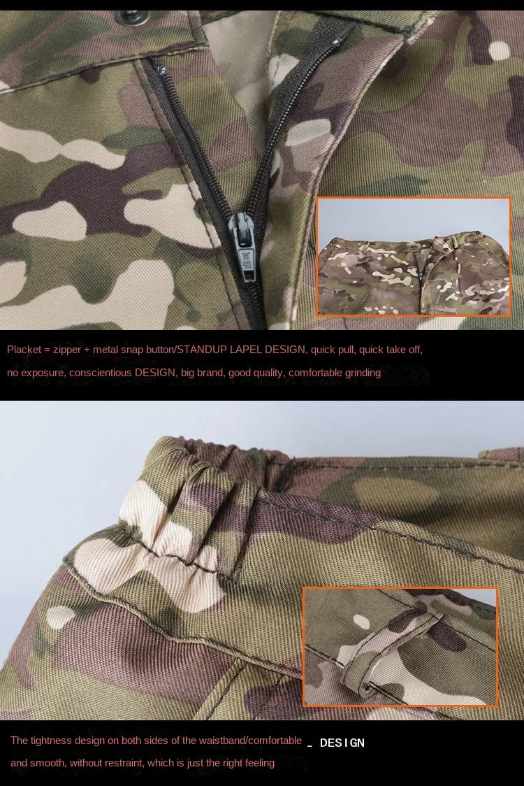 New Product Ruins Camouflage Overalls Suit Male Spring And Autumn Wear-resistant Dirt-resistant Tear-resistant Construction Site