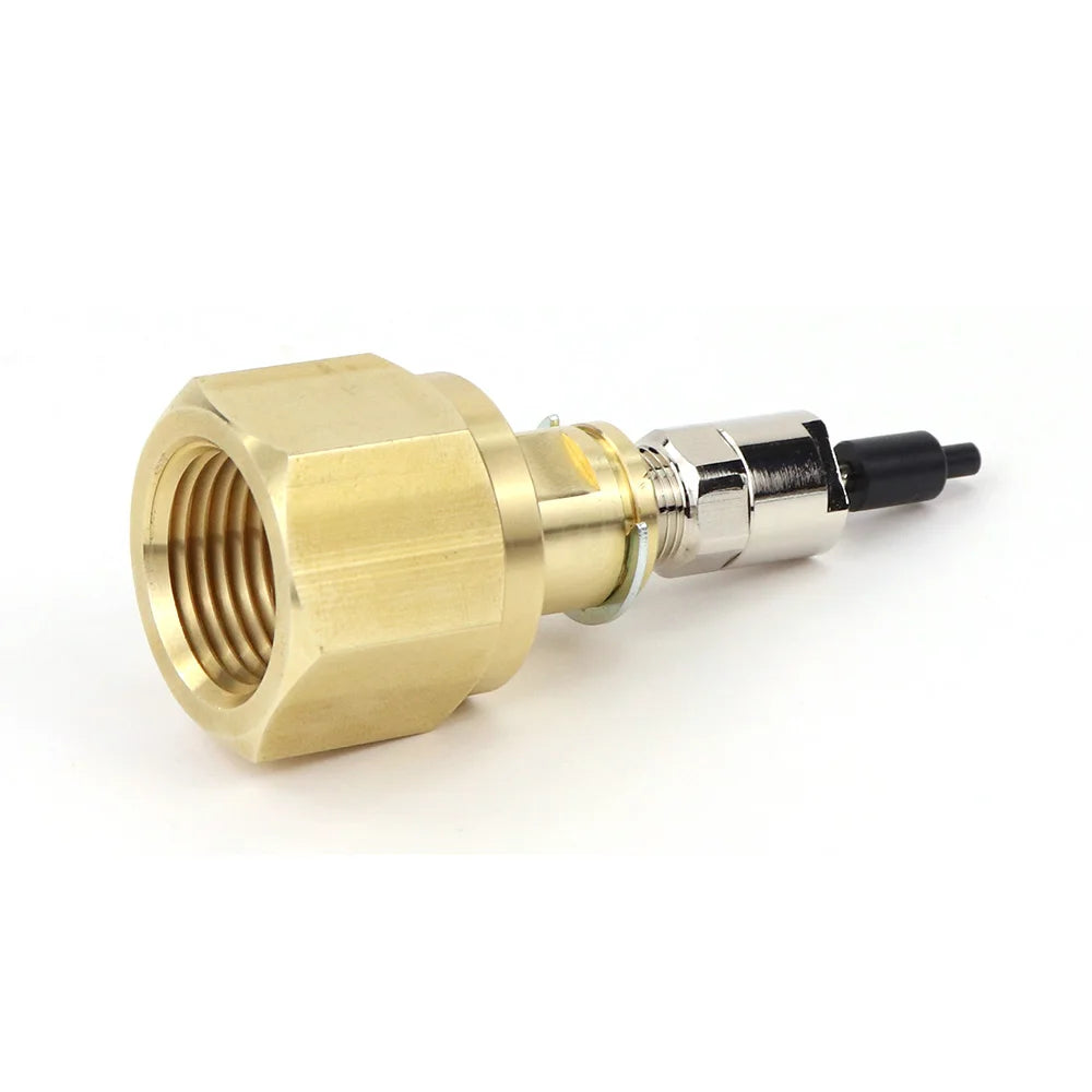 New HPA CO2 Refill Needle Charger Adapter Adaptor Fit W21.8(DIN477) CGA320 G3/4 CO2 Bottle
