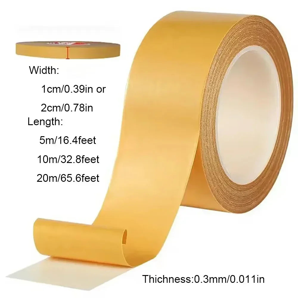1Pc Super Thin Grid Double Sided Adhesive Tape Heavy Duty Waterproof Translucent Mesh Traceless Strong Fixing Adhesive Sticker