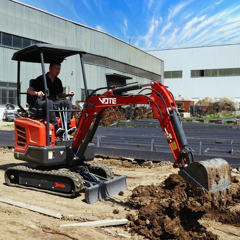 Mini Excavator 1 Ton EURO 5 Engine China Cheap 2 Ton Crawler 1.8 Ton Home Digger 1 T Bagger Farm For Sale Customized