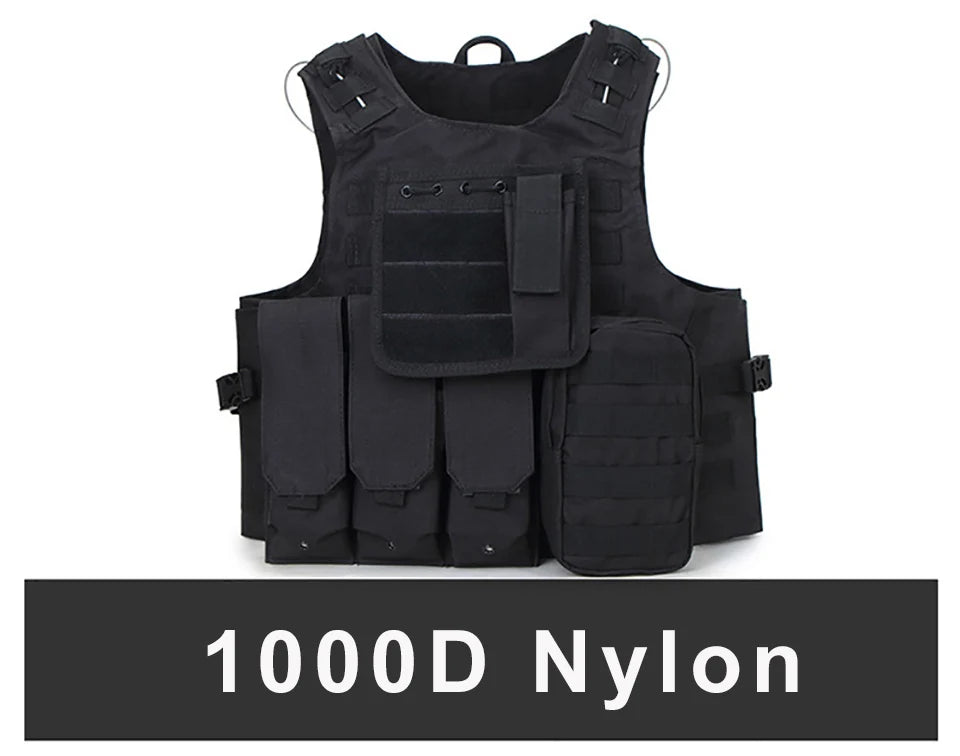 FX Camouflage Hunting Military Tactical Vest, Wargame Body Molle Armor, CS SWAT Team, Outdoor Jungle Equipment