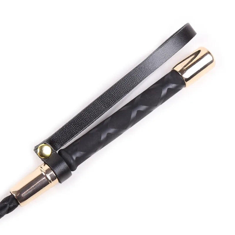Riding Crop Durable Equestrian Training PU Leather Outdoor Portable Pointer Lightweight Non Slip With Handle Horse Whip Racing