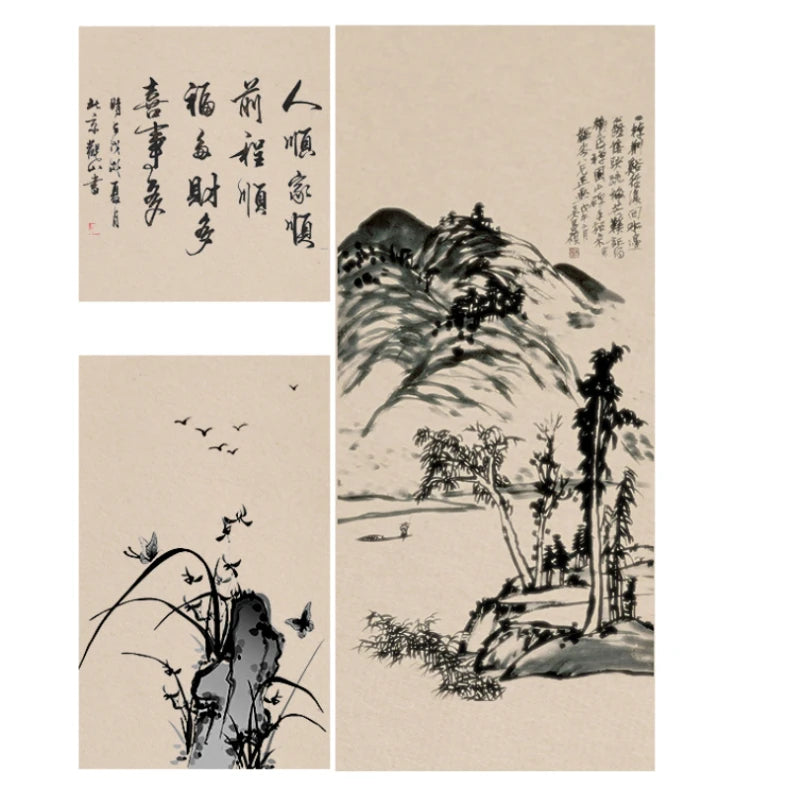 Chinese Mulberry Paper Chinese Ming Qing Dynasty Ancient Paper Handmade Calligraphy Painting Vintage Rice Papier Rijstpapier