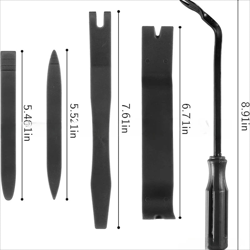 1-5Pcs Auto Trim Removal Tool Kit, No Scratch Plastic Pry Tool Kit - Interior Door Panel Clip Fastener Removal Set For Vehicle