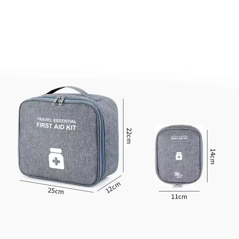 Large-Capacity Portable Family First Aid Kit,Layered Medicine Storage Bag for Household, Outdoor Activities & Travel Needs