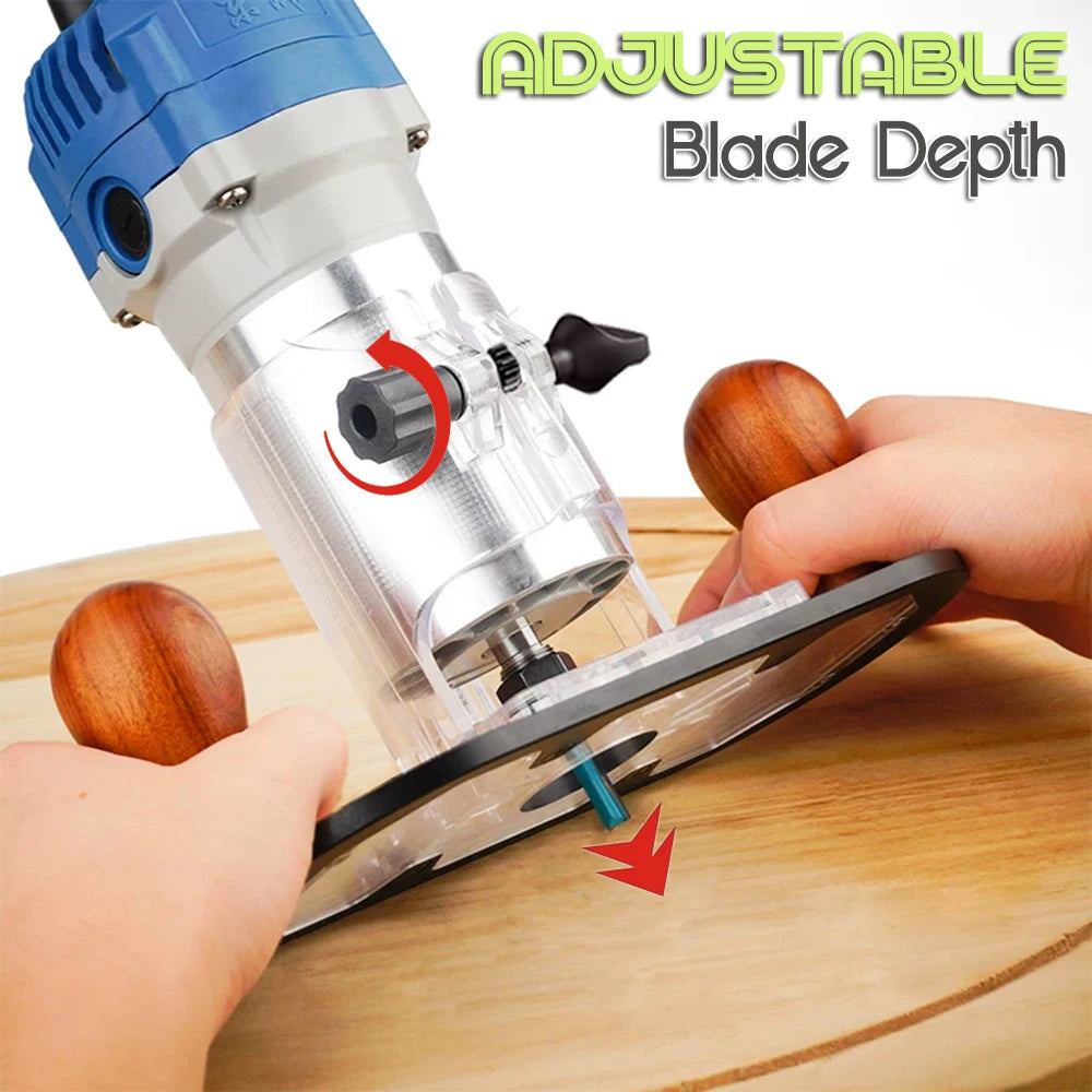 New Wood Router Base for Edge Guide - Woodworking Trimming Machine Milling Groove Flip Engraving Trimming Opening Milling Base