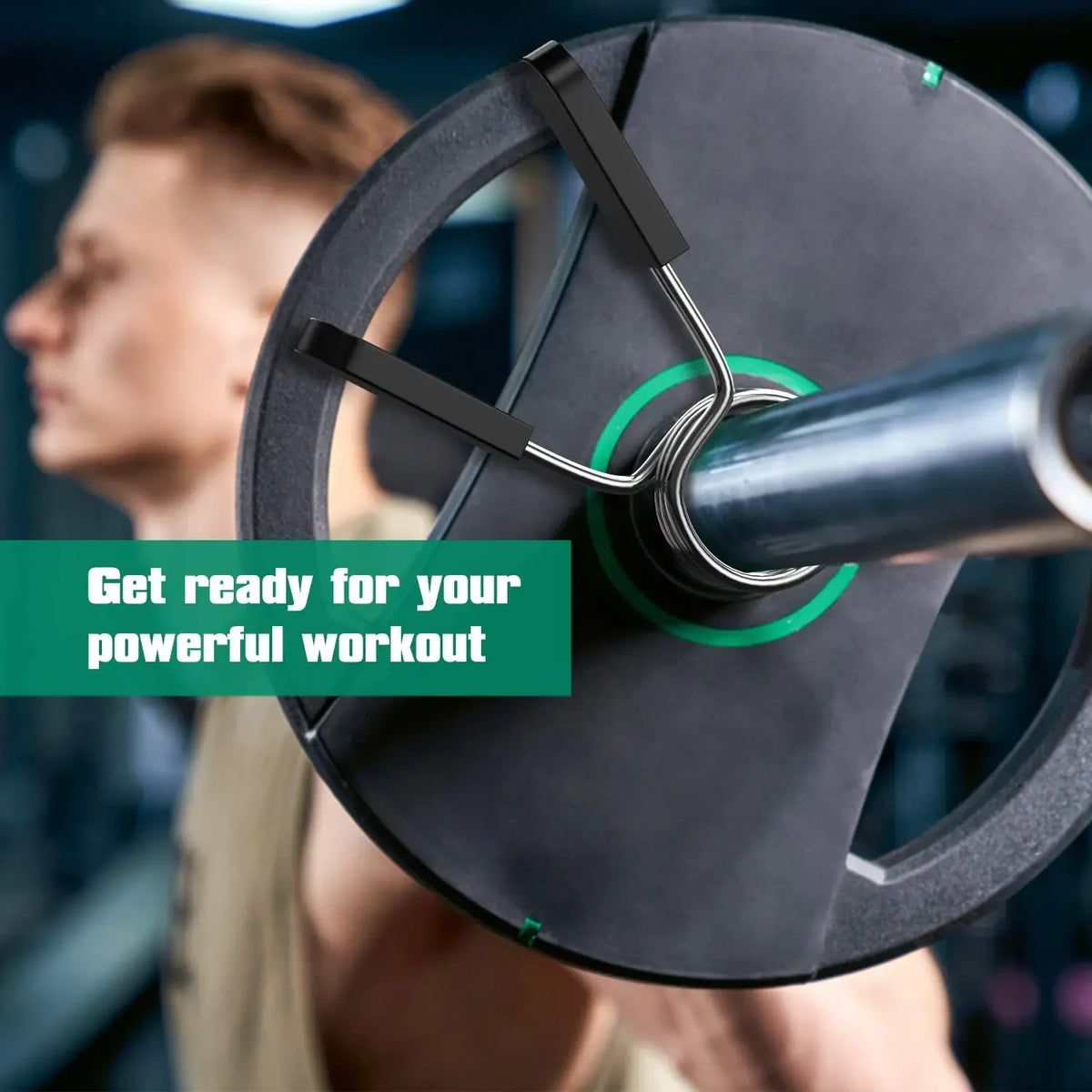 2 Piece 25/28/30 mm Barbell Clamp Spring Collar Clips Gym Weight Dumbbell Lock Standard Lifting Kit Barbell Lock