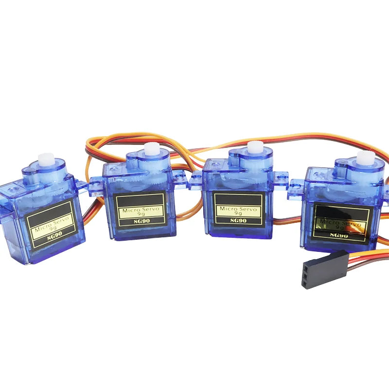 1Pcs - Sg90 Servo Motor Micro 9g 180 360 Degree Mount Sg90 Kit Without Metal Gear Pro Rc Car Toy Airplane Arduino Uno Diy