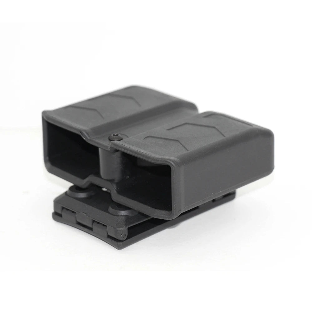 9mm Double Magazine Pouch Hunting 45acp Stack For Pistol Airsoft 1.5-2.5inch Tactical Belt Universal Adjustable Bag for Shooting