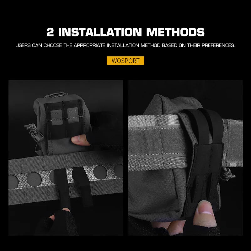 Tactical Frag Pouch Multi-Purpose Grenade Pouch with Waist Belt Storage for Outdoor Hunting Accessories