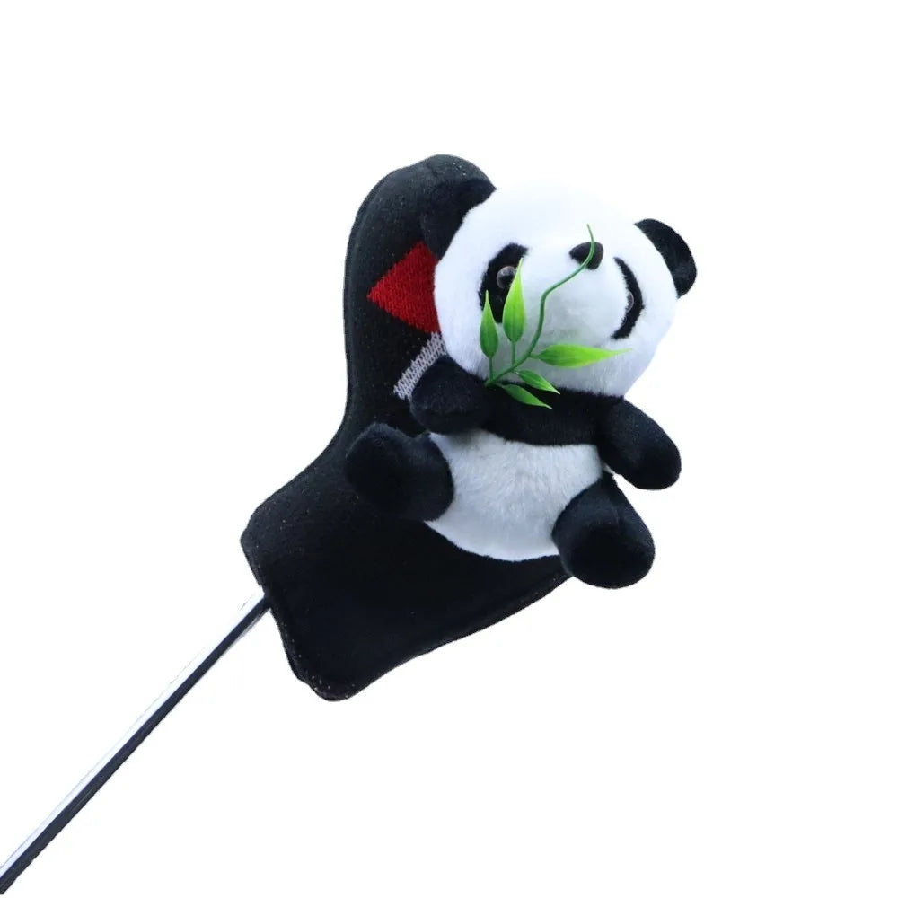 2025 Golf Headcover for Driver Fairway #3#5 460cc Wood Cover Panda Style CUTE GIFT Noverty for Golfer Lady Men