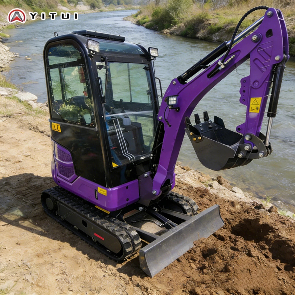 New 2.6 Ton Mini Excavator Crawler Small Excavator With Cab Hydraulic For Home Customized Ce/Epa Certified