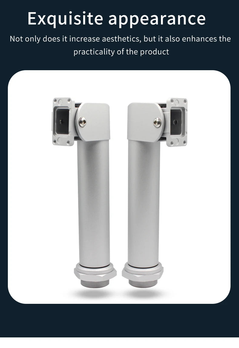 AI0702/AI0703 Aluminum Alloy Universal Holder Base Bracket for Face Recognition Machine Turnstile Adjust Extendable Bracket