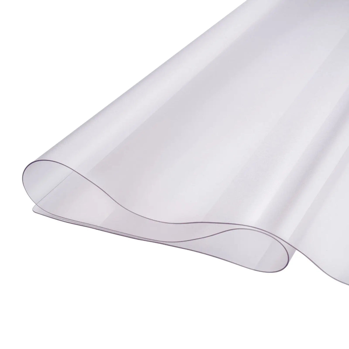 24 X 48 Inch Frosted PVC Desk Mat 1.5 mm Thick Plastic Table Cover Waterproof Easy Cleaning Rectangular Table Protector
