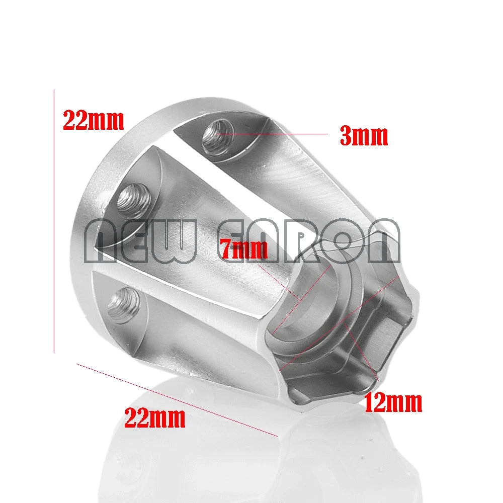 NEW ENRON 2P Aluminum Alloy CNC 12mm Wheel Hex Hub RC 1.9" 2.2"  Rim For  Car 1/10 Axial SCX10 Traxxas TRX4 D90 CC01