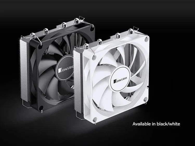 JONSBO HP-400S Pressure Profile CPU Radiator 4 Heat Pipe 9CM Fan Ultra-Thin Radiator Suitable ITX Small Case Processor Cooler