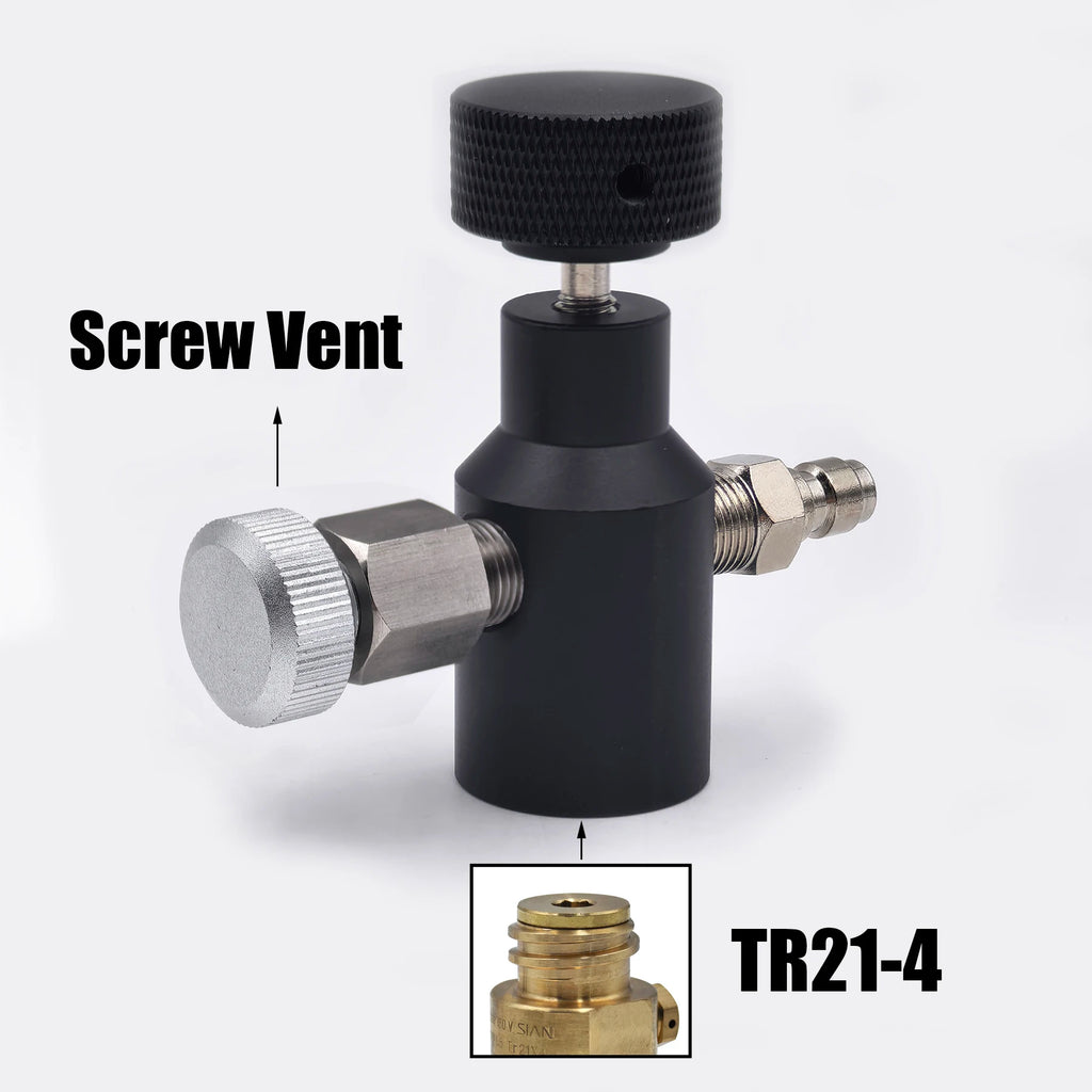 Sparking Water Maker Cylinder CO2 Filling Station, Carbon Dioxide Tank Refill Adapter Connector W21.8-14 or G3/4 or CGA320