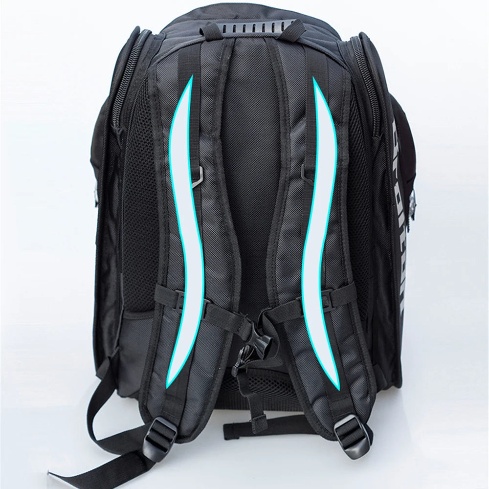 Professional Skate Backpack Inline Speed Skate Bag Black Blue Rose S L Roller Skating Bag for 3X110mm 4X100mm 4X110mm Wheel Room