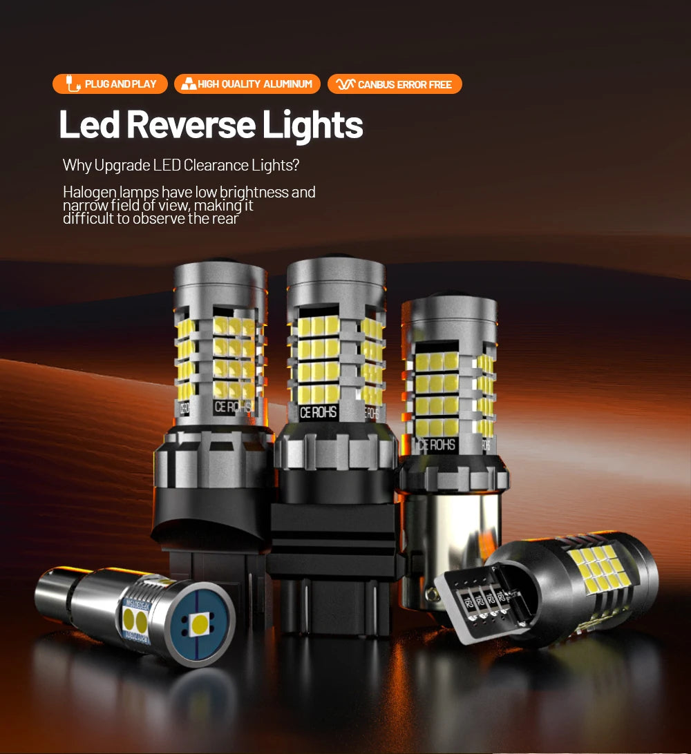 2pcs For Nissan Navara NP300 D23 D40 2008-2020 LED Reverse Light Backup Lamp 2009 2010 2011 2013 2014 2015 2016 2017 Accessories
