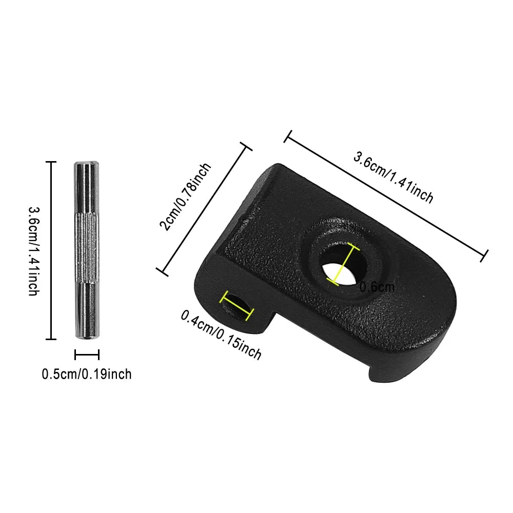 Folding Buckle Latch Reinforced Lock for Xiaomi M365 Electric Scooter Ring Folding Buckle Circle Clasped Shaft Locking Parts