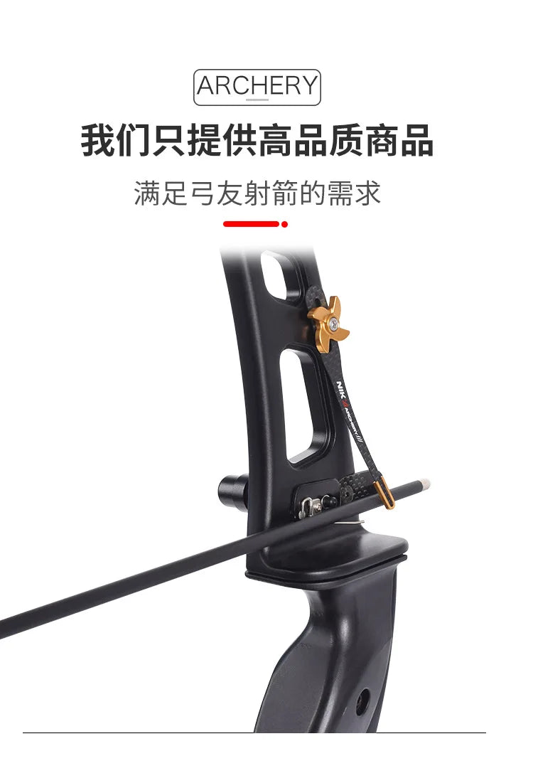 NIKA Archery Clicker Recurve Bow Carbon Clicker Adjustable Length for outdoor curved bow accessories
