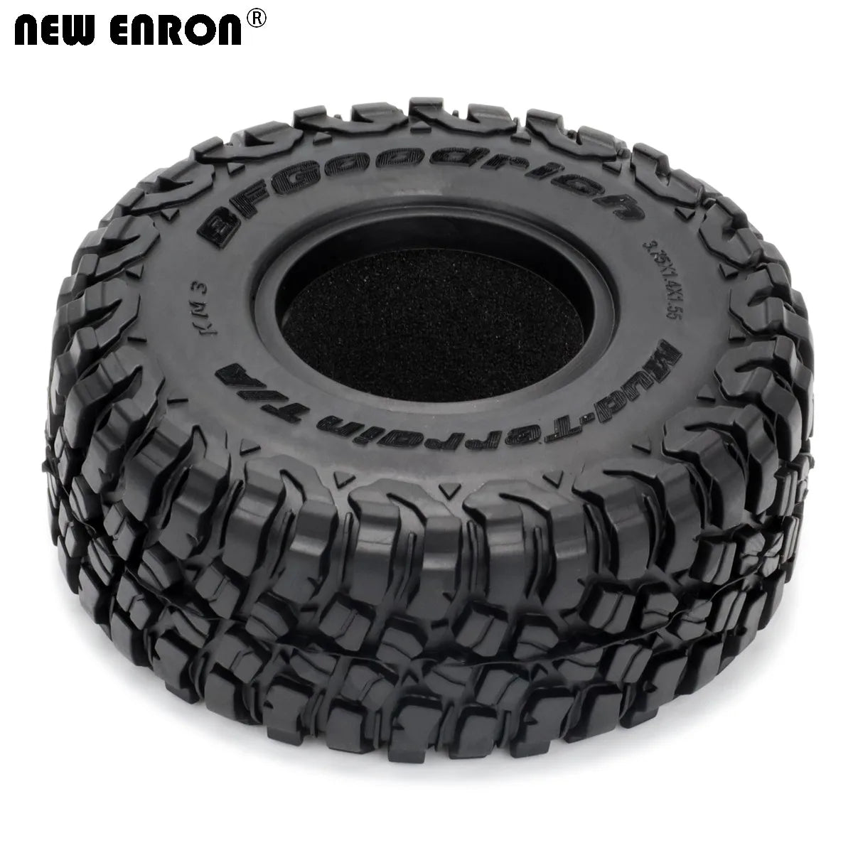 4Pcs 1.55" 95*35MM Wheel Tires 1.55 Inch Rubber Tyre for RC Car Crawler D90 TF2 Tamiya CC01 LC70 LC80 Axial 90069 JIMNY RC4WD