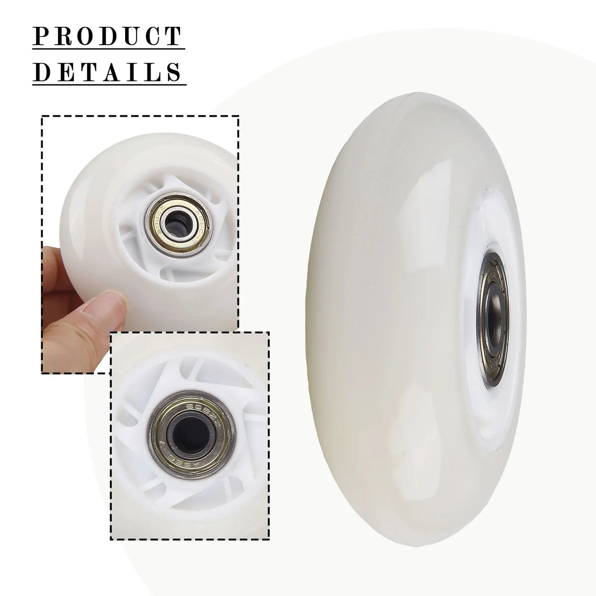 64/70/72mm Outdoor Inline Hockey Skate Wheels With Bearing Glitter Wheels LED Lighting Skating Wheel Flash Wheels Skate Roller