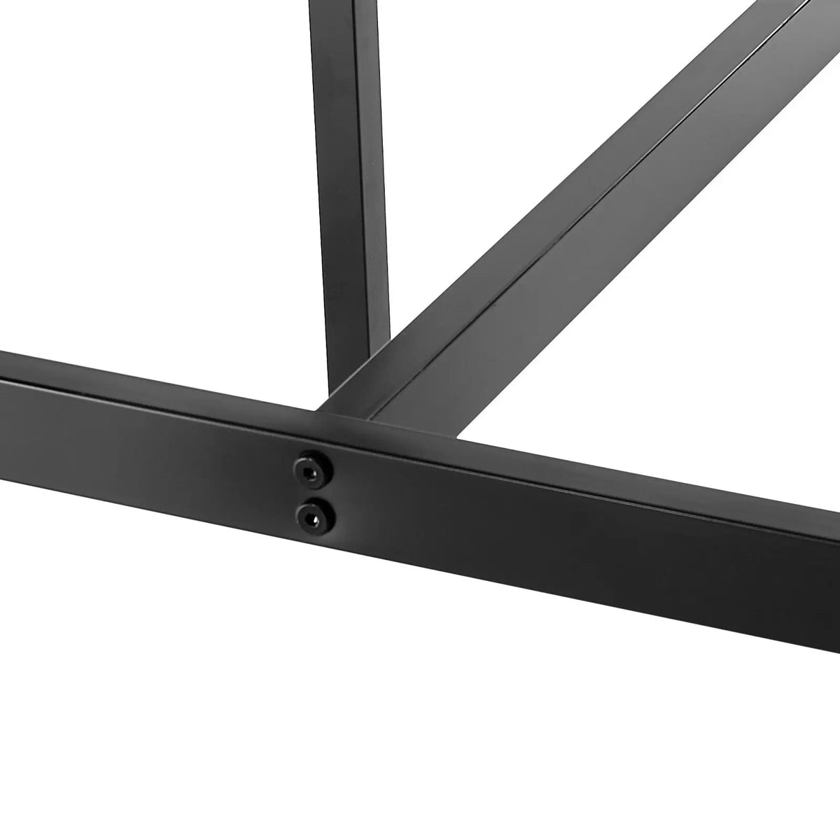 Sturdy Metal Frame High Top Pub Table Small Kitchen Dining Cocktail Coffee Counter Bar Height Desk-Easy Assembly for Home Use