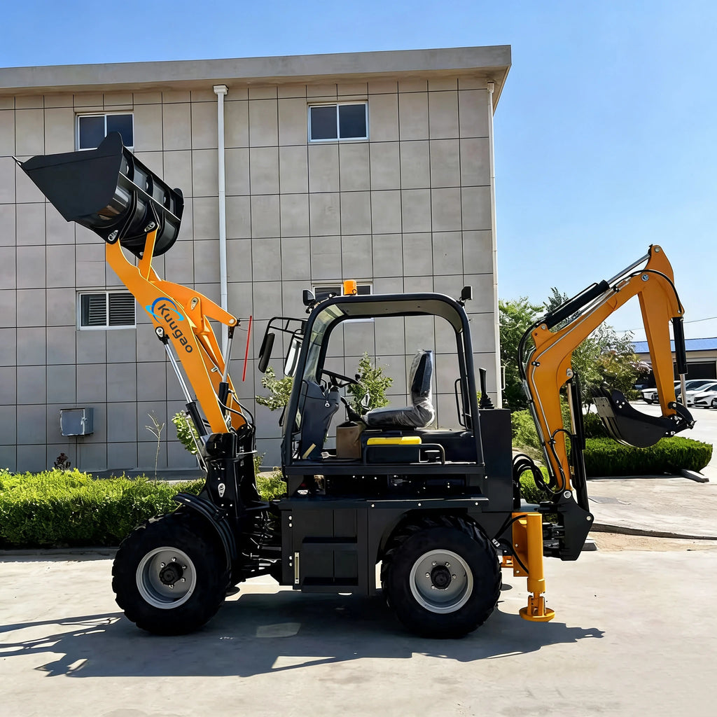 Backhoe Loader Free Shipping Excavators Machine Digger Front Loader 3 Ton Mini Excavator Bagger Garden Mini Loader B Customized