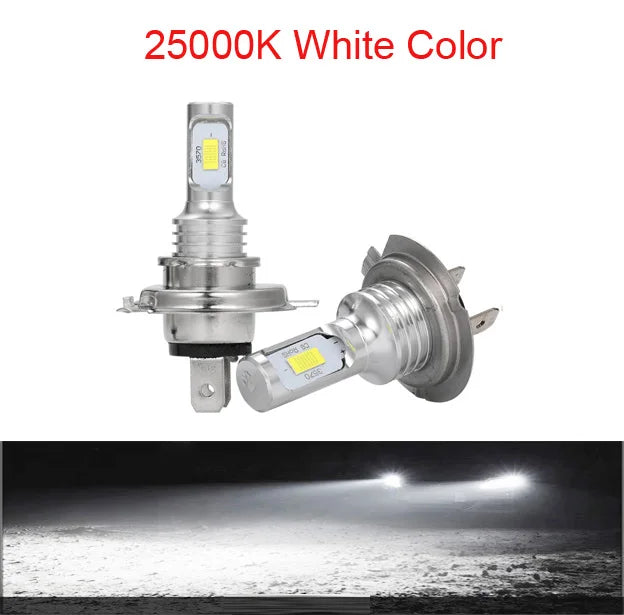 2Pcs H7 H4 LED Car Headlight H11 H8 H9 H1 H3 Car Fog Light Bulbs 9005 9006 Hb3 Hb4 Auto Driving Running Lamps 80W 12V 24V White