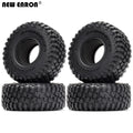 4Pcs 1.55" 95*35MM Wheel Tires 1.55 Inch Rubber Tyre for RC Car Crawler D90 TF2 Tamiya CC01 LC70 LC80 Axial 90069 JIMNY RC4WD