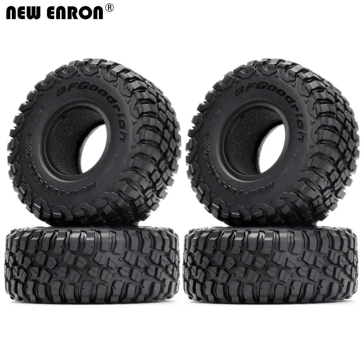 4Pcs 1.55" 95*35MM Wheel Tires 1.55 Inch Rubber Tyre for RC Car Crawler D90 TF2 Tamiya CC01 LC70 LC80 Axial 90069 JIMNY RC4WD