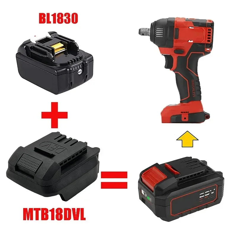Battery Adapter for Makita 18V to Devon Tool Can Use For Makita Battery BL1830 Series Batterie On For Devon Electric Power Tools