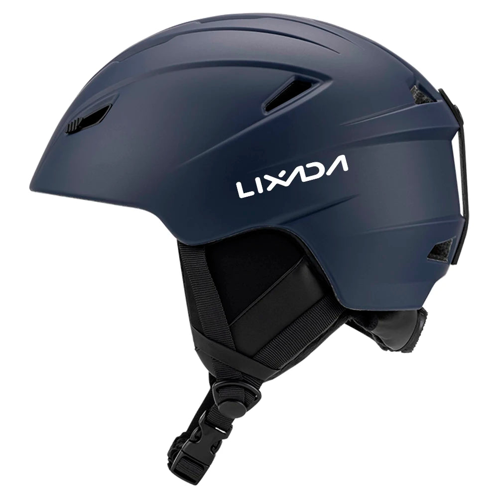 LIXADA Integrated Warm Ski Helmet Adjustable Lightweight Comfortable Snowboard Helmet for Winter Warmer Helmet