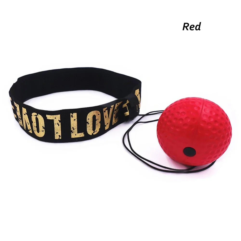 New Set Boxing Speed Ball Head-mounted PU Punch Ball MMA Sanda Training Hand Eye Reaction Home Sandbag Fitness Boxing Equipment