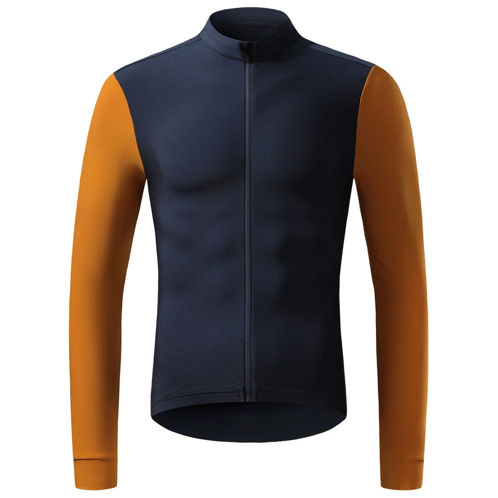 ZRSE Cycling Jersey Maillot Winter Windproof Bike Clothing Cycling Long Sleeve Windbreaker Waterproof MTB Bicycle Fleece Warm