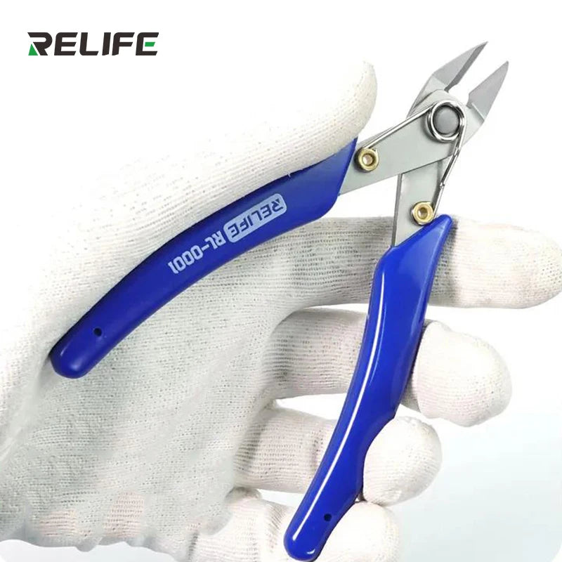 RL-0001 5" Precision High Precision Cutting  Diagonal Pliers for Wire Cable Cutter High HardnessElectronic Repair Hand Tools