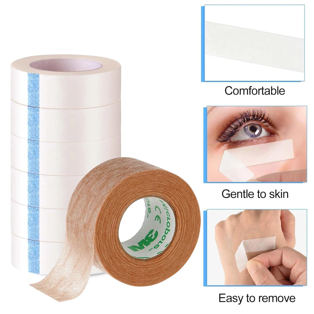 5Rolls Micropore Tape - Breathable Paper Tapes,Latex-Free Paper Surgical Tape - Individually Boxed Paper Bandage Tapes Rolls