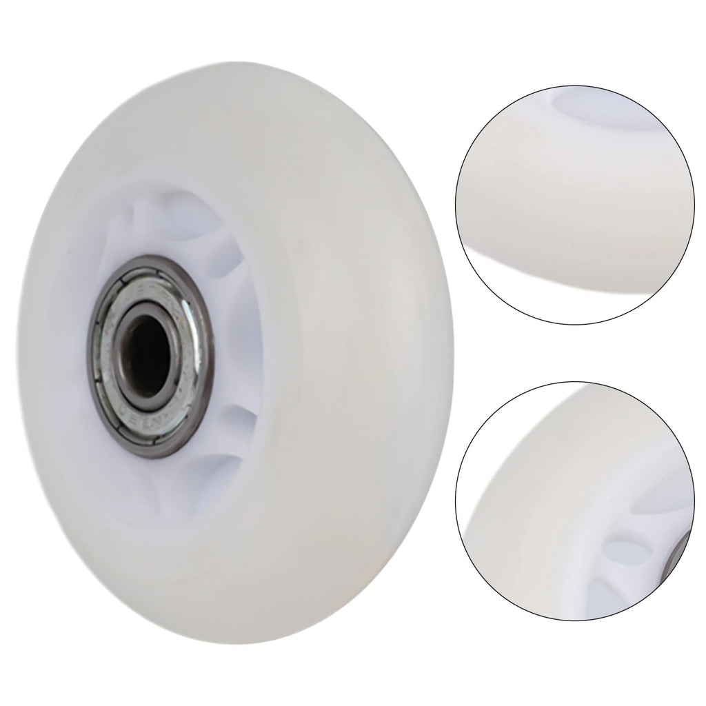 64/70/72mm Outdoor Inline Hockey Skate Wheels With Bearing Glitter Wheels LED Lighting Skating Wheel Flash Wheels Skate Roller