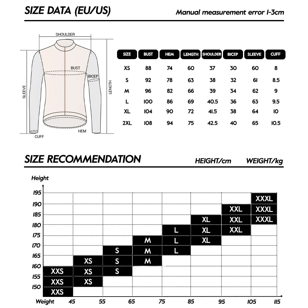 ZRSE Cycling Jersey Maillot Winter Windproof Bike Clothing Cycling Long Sleeve Windbreaker Waterproof MTB Bicycle Fleece Warm