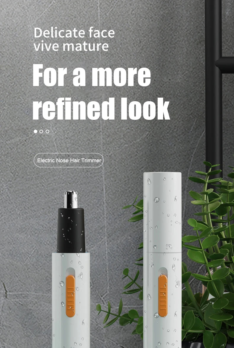 Electric Nose Hair Trimmer Usb Charging New High Quality Electric Portable Men and Women Mini Nose Hair Trimmer