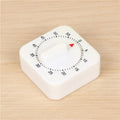 Kitchen Timer, Mechanical Rotary Timer, Student Problem-solving, Cute Kitchen Creative Square Alarm Clock, No Battery Required