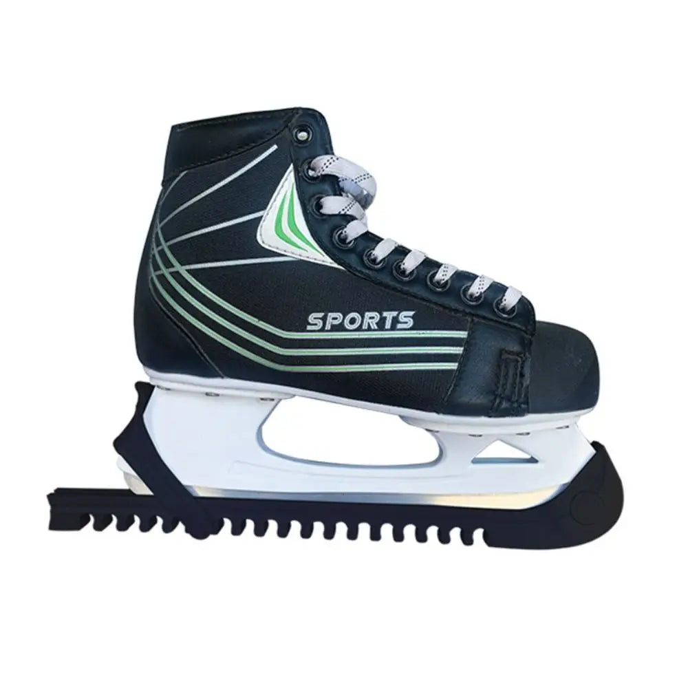 1 Pair Portable Non-Slip Ice Blade Protector Adjustable Wear-Resistant Shoes Ice Skate Covers Protector Sleeve Ice Blade Sleeve