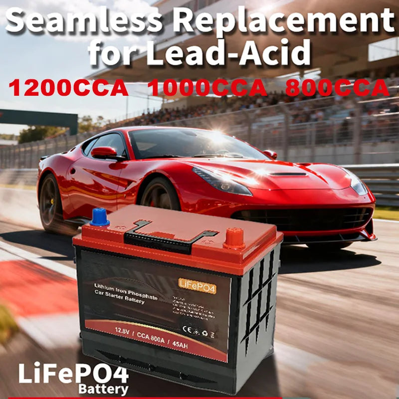 12V Car Start Stop Batteries 45Ah 75Ah 100Ah CCA 800 1000 1200 80D26/S95 Emergency Start for Hyundai Tucson Auto Accessories