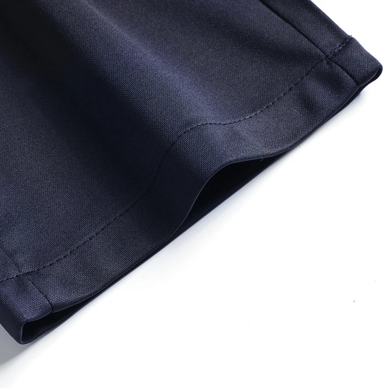 2026 Men's Spring Summer Autumn  Pants Straight Stretch Casual No Trace No Ironing Fabric Silky Cool Feeling Trousers 29-42
